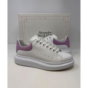 Alexander McQueen Oversized Sneaker Suede White/Lilac Size 10.5 US 40.5 EU